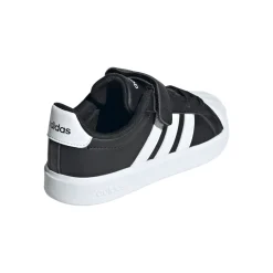 Scarpe da bambino nere adidas STREETTALK con strappo