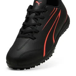 Scarpe da calcetto da Ragazzo Nere con logo Arancione Puma Vitoria