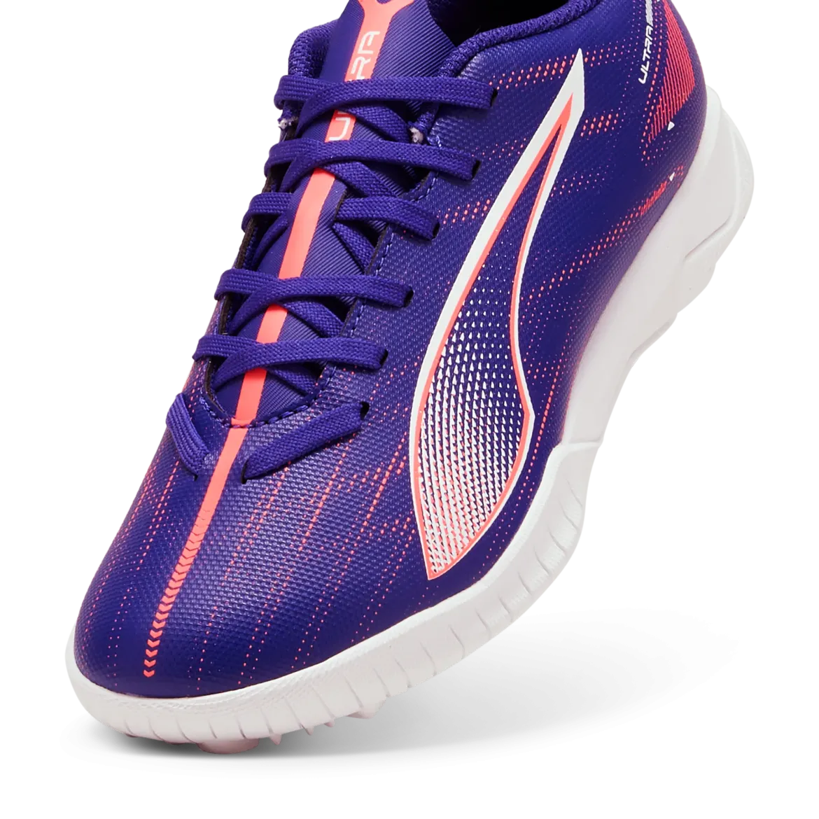 Scarpe da calcetto da ragazzo viola Puma Ultra 5