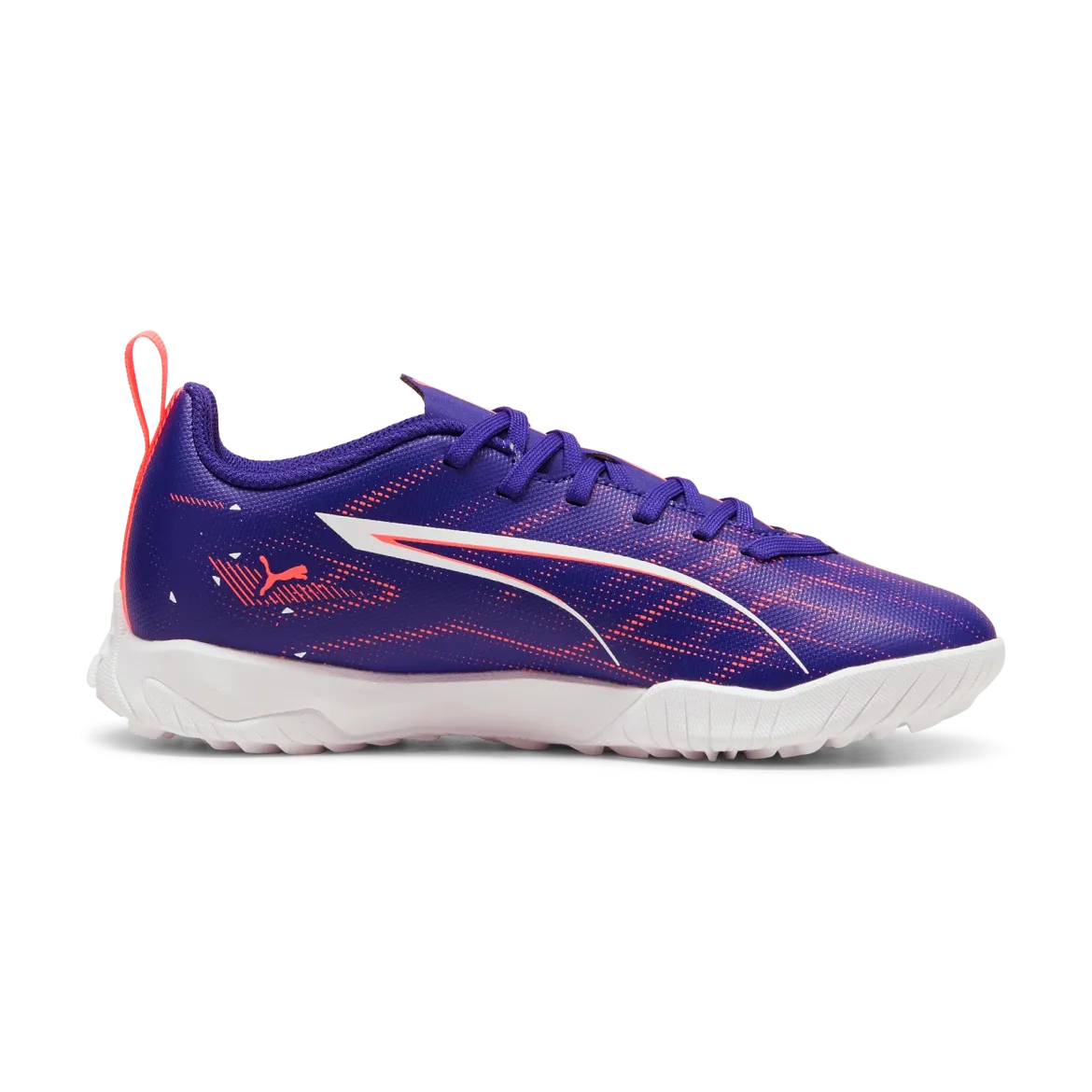 Scarpe da calcetto da ragazzo viola Puma Ultra 5