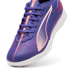 Scarpe da calcetto da ragazzo viola Puma Ultra 5