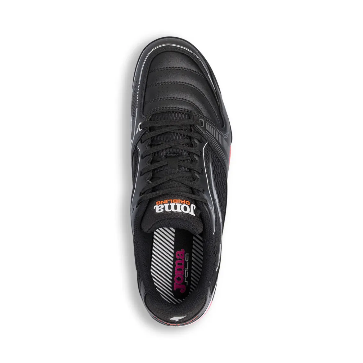 Scarpe da Calcetto Nere con inserti rossi da Uomo Joma Dribling 2501 TF