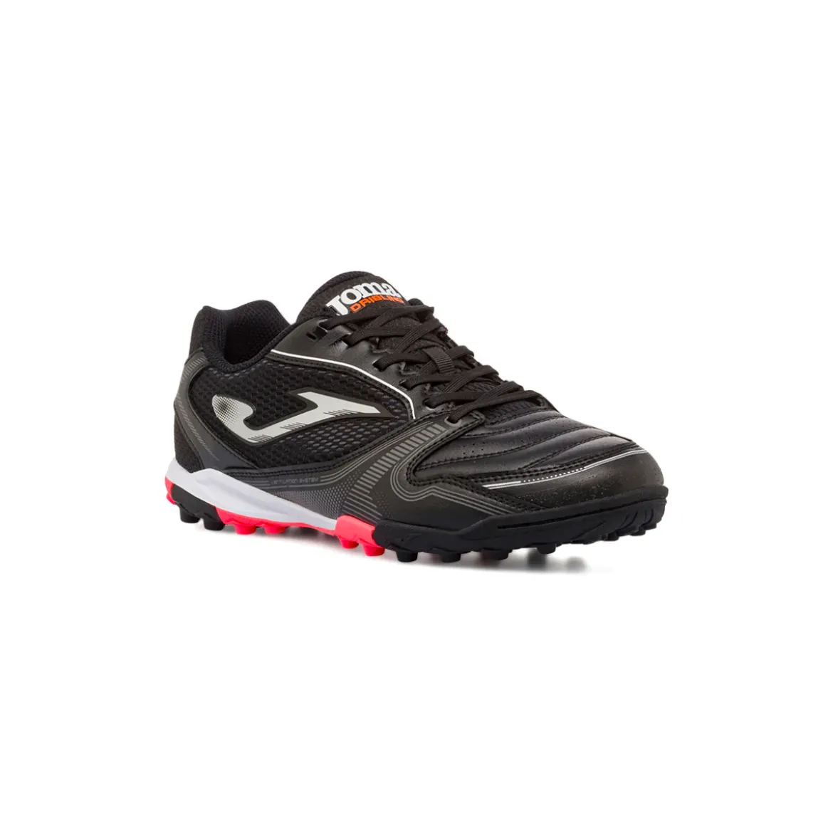 Scarpe da Calcetto Nere con inserti rossi da Uomo Joma Dribling 2501 TF