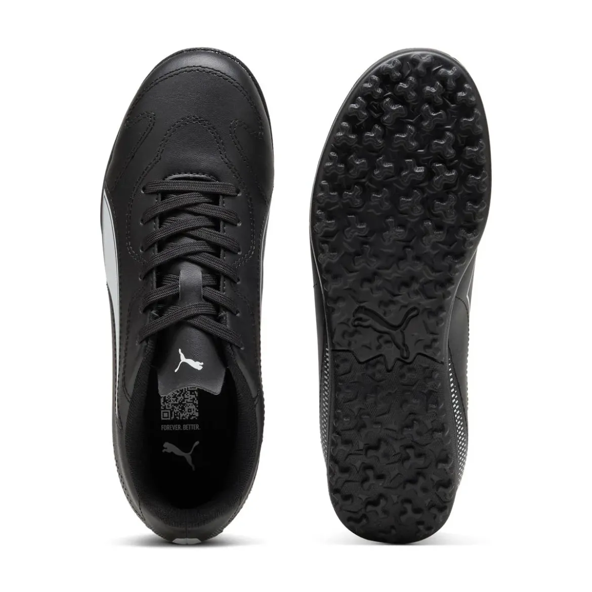 Scarpe da calcetto Ragazzo Puma nere con inserti bianchi Vitoria II TT