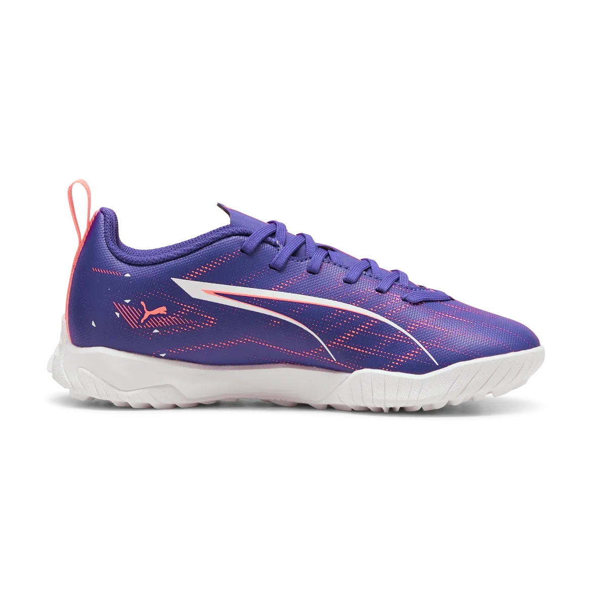 Scarpe da calcetto viola da ragazzo per terreni sintetici Puma ULTRA 5 PLAY