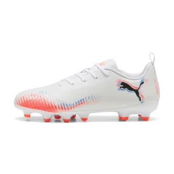 Scarpe da Calcio bianche da Ragazzo Puma Future 8 Play FG/AG Jr