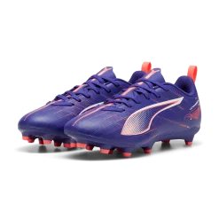 Scarpe da calcio da ragazzo viola Puma Ultra 5