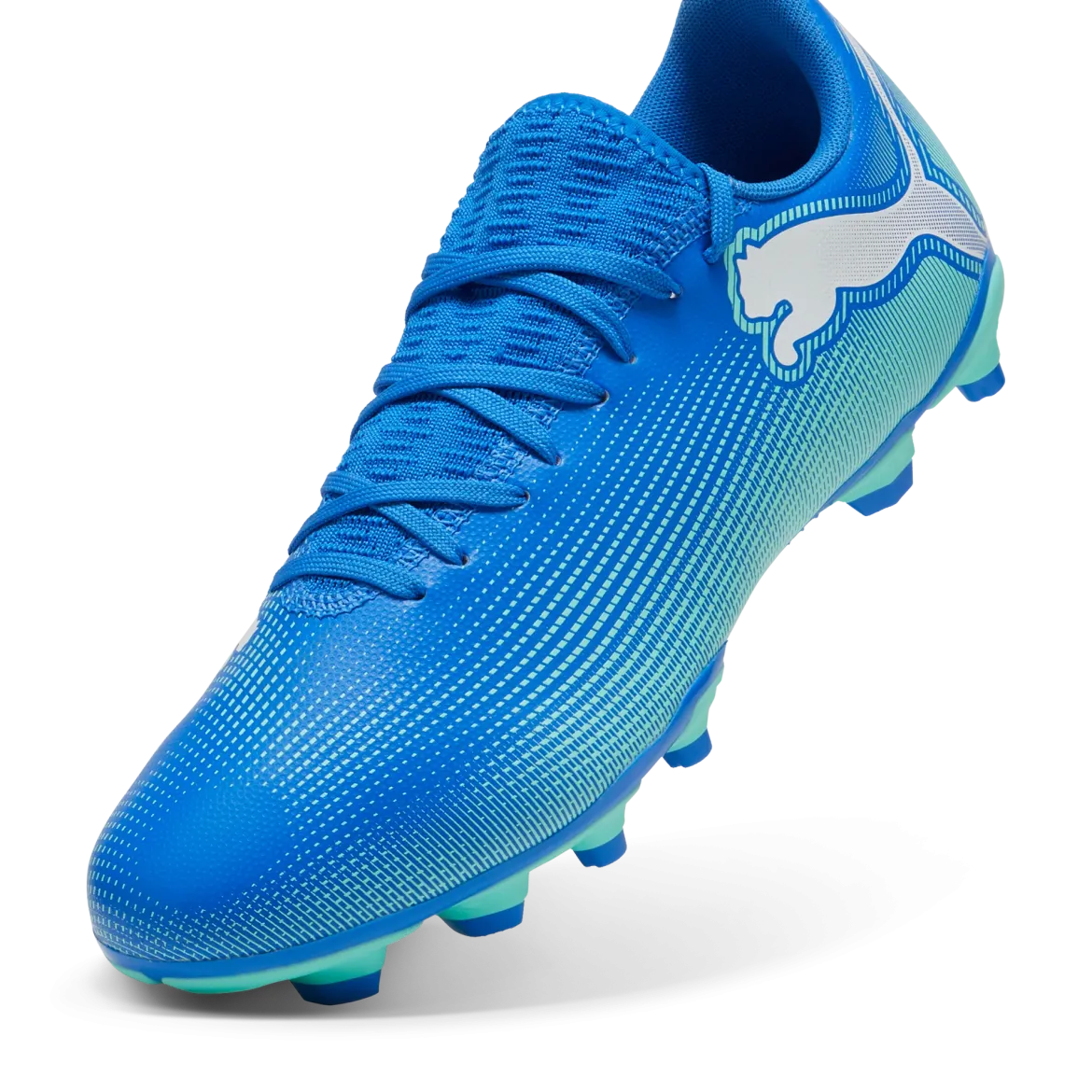 Scarpe da calcio da uomo blu e azzurre per terreni duri Puma Future 7