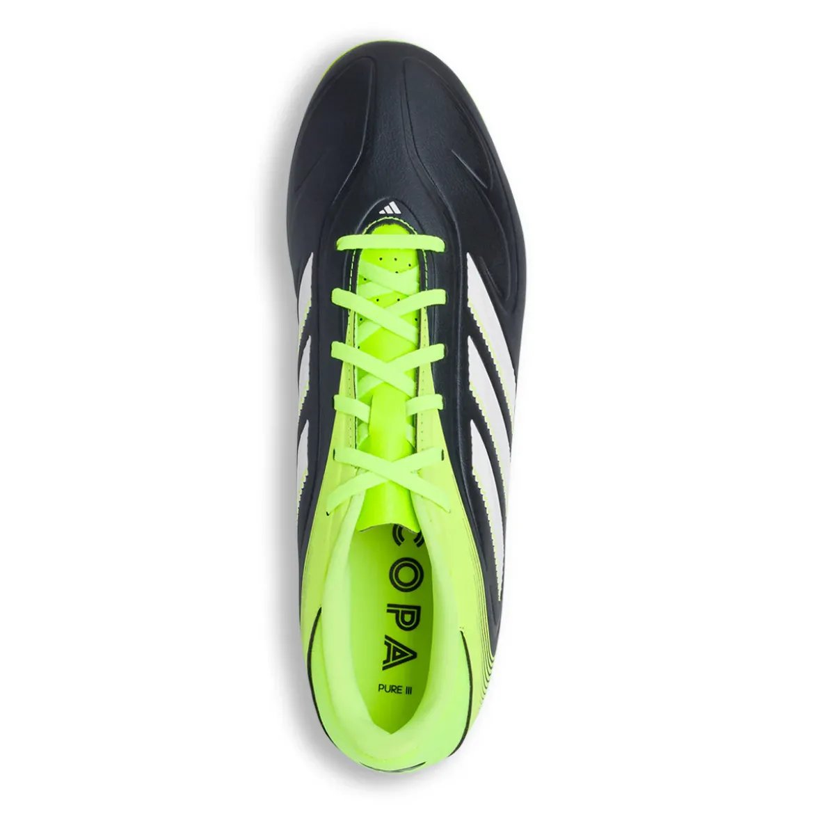 Scarpe da calcio nere e gialle da Uomo adidas COPA PURE III