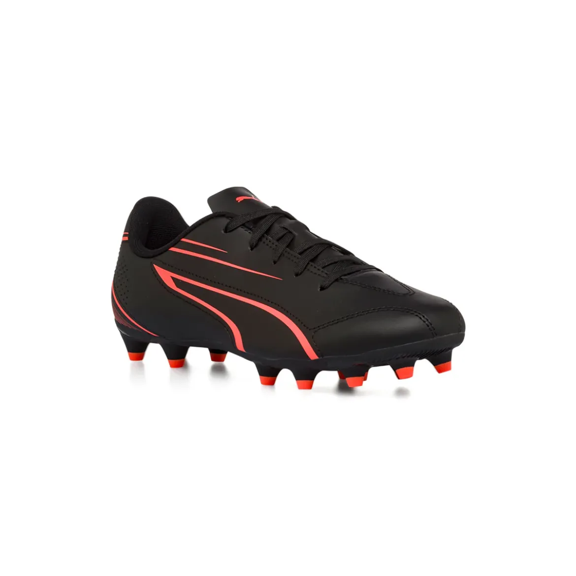 Scarpe da Calcio Nere e Rosa da ragazzo Puma Vitoria FG/AG