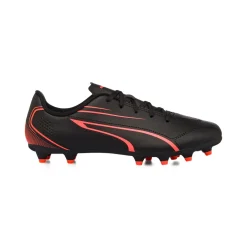 Scarpe da Calcio Nere e Rosa da ragazzo Puma Vitoria FG/AG