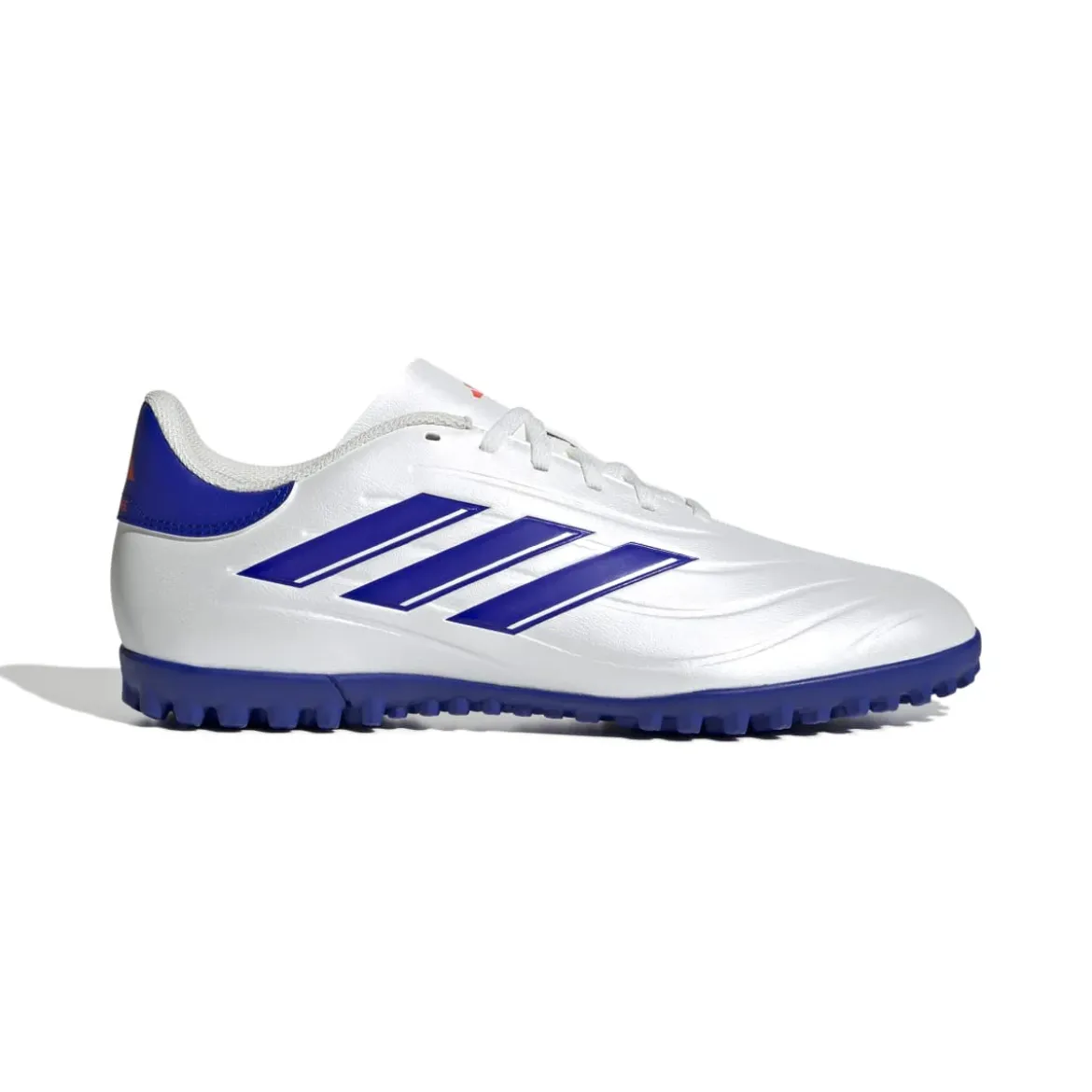Scarpe da calcio per erba sintetica da uomo bianche e blu adidas Copa Pure 2 CLUB TF