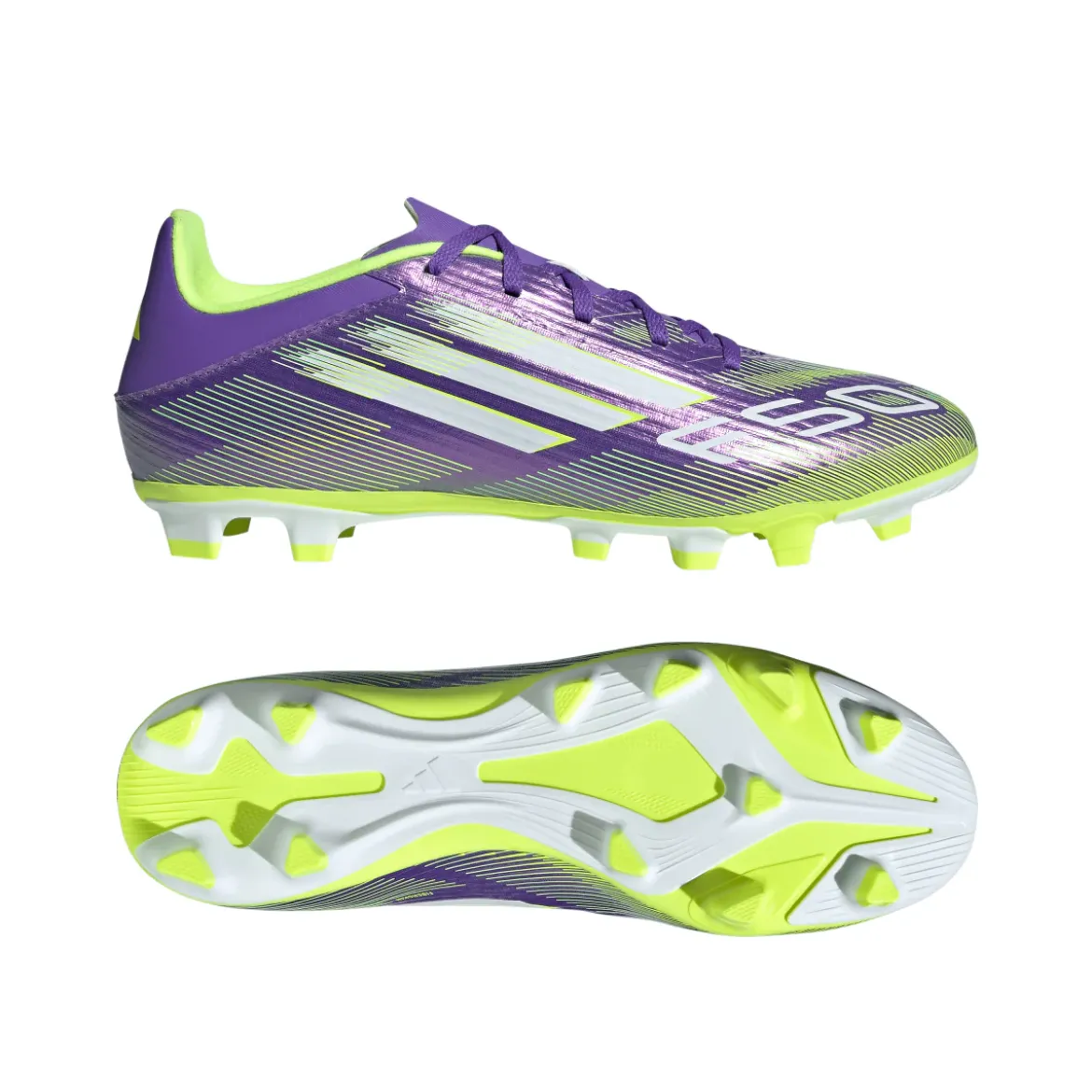 Scarpe da Calcio viola adidas F50 Club FG/MG da Uomo
