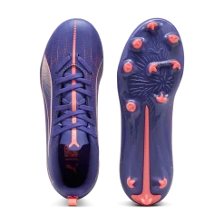 Scarpe da calcio viola da Bambino Puma ULTRA 5 PLAY FG/AG