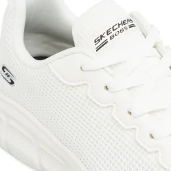 Scarpe da Ginnastica bianche da Donna in memory foam Skechers Bobs Flex