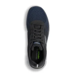 Scarpe da ginnastica blu navy da uomo con dettagli grigi Skechers Track