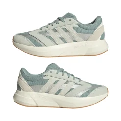 Scarpe da ginnastica da donna grigie con dettagli verde adidas LIGHTMOTION