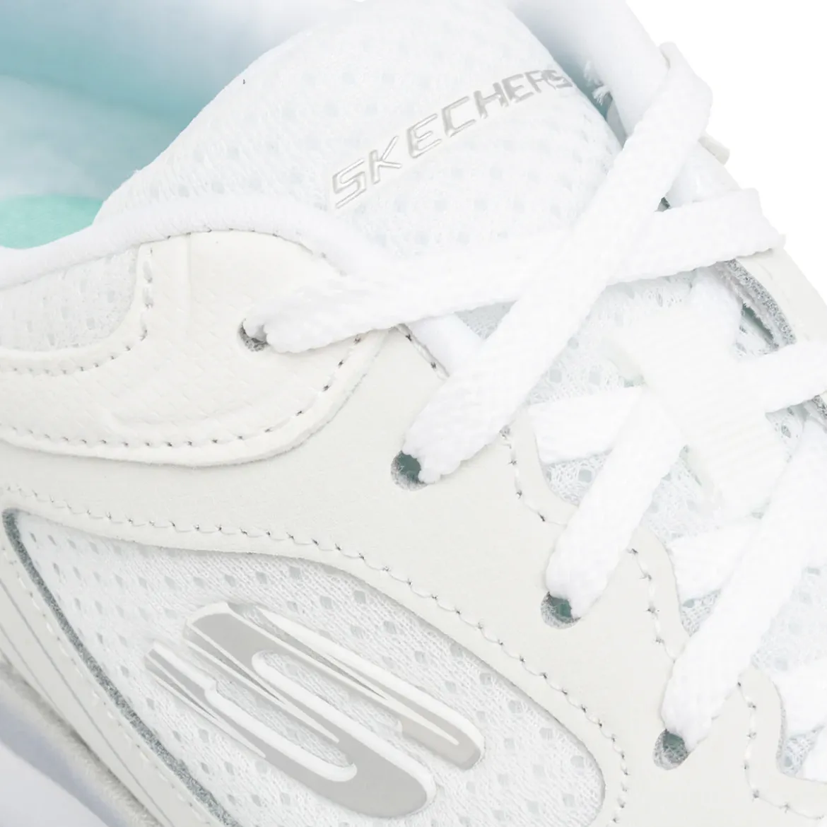 Scarpe da Ginnastica da Donna bianche in Memory Foam Skechers Summits