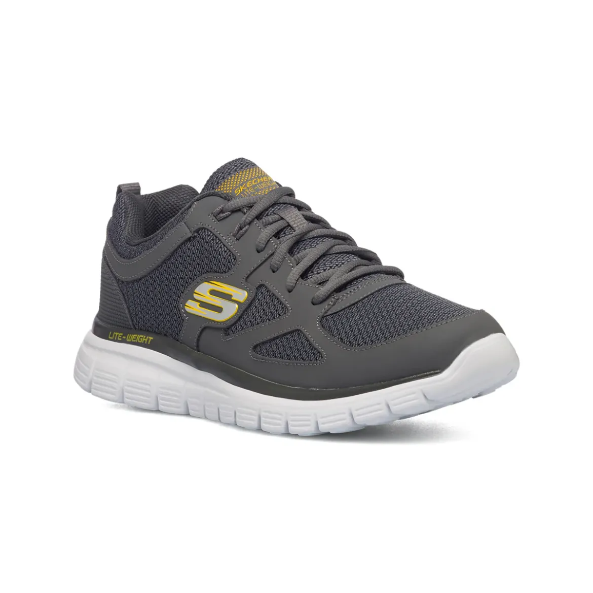 Scarpe da ginnastica grigie da uomo con soletta Memory Foam Skechers Burns - Agoura