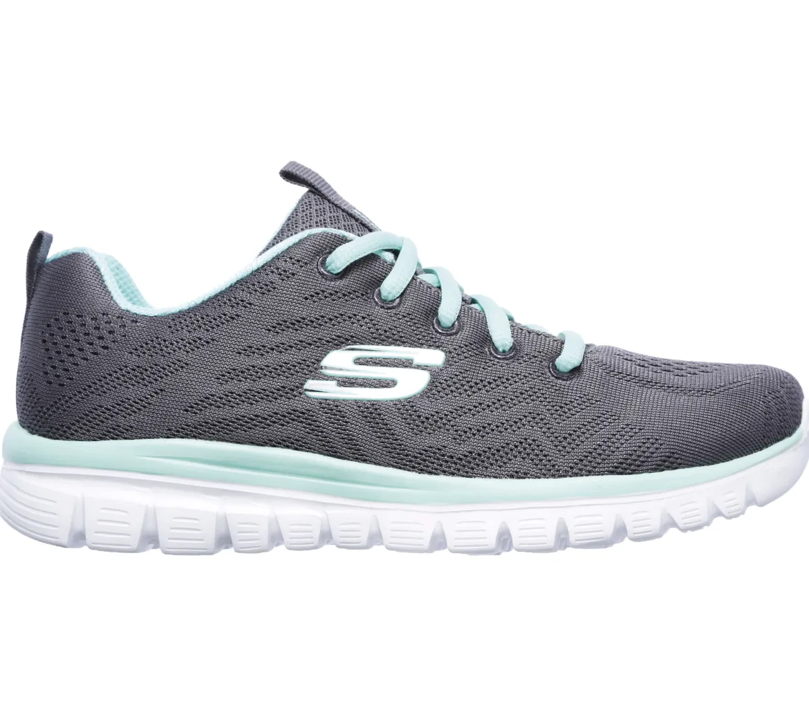 Scarpe da ginnastica grigie da Donna con Pianta Larga Skechers Graceful