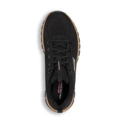 Scarpe da ginnastica nere da donna con sottopiede Memory Foam Skechers Graceful Get Connected