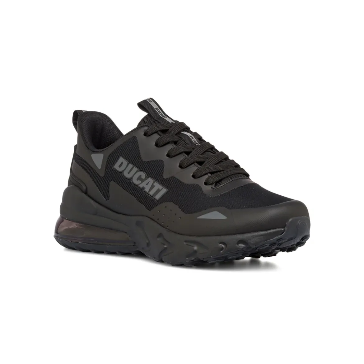 Scarpe da ginnastica nere da Uomo con logo laterale Ducati