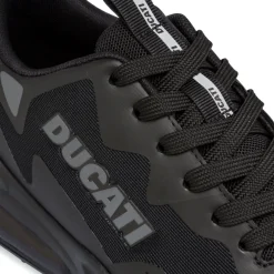 Scarpe da ginnastica nere da Uomo con logo laterale Ducati
