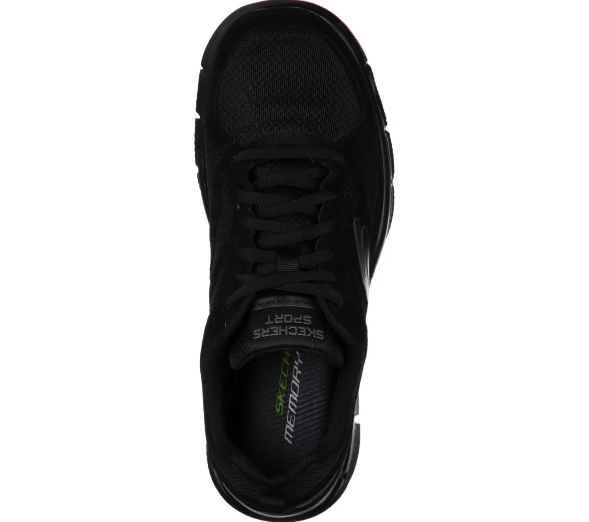 Scarpe da ginnastica nere da uomo con soletta memory comfort Skechers Track