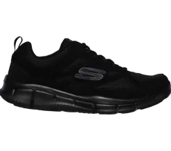 Scarpe da ginnastica nere da uomo con soletta memory comfort Skechers Track
