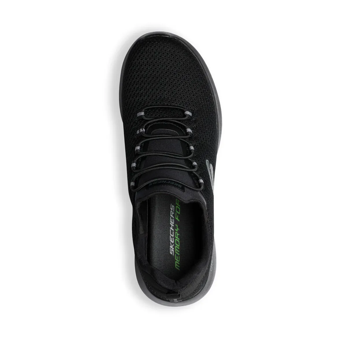 Scarpe da ginnastica nere da uomo con sottopiede Memory Foam Skechers Dynamight