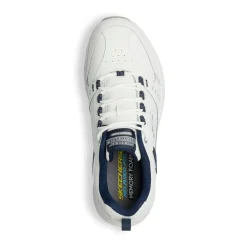 Scarpe da ginnastica Rétro bianche da uomo con soletta Memory Foam Skechers Oak Canyon