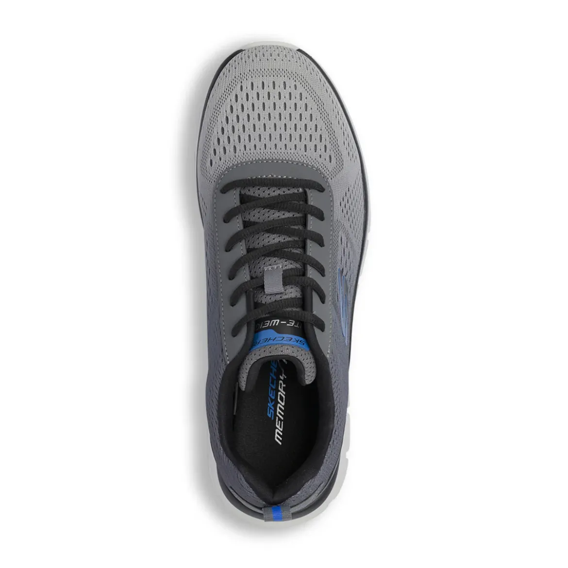 Scarpe da ginnastica Uomo Grigie in mesh con Memory Foam Skechers