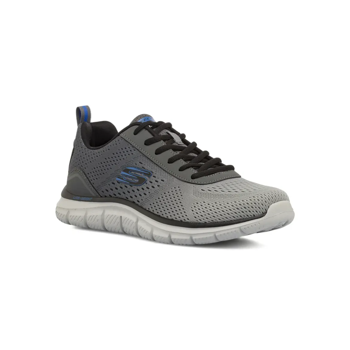 Scarpe da ginnastica Uomo Grigie in mesh con Memory Foam Skechers