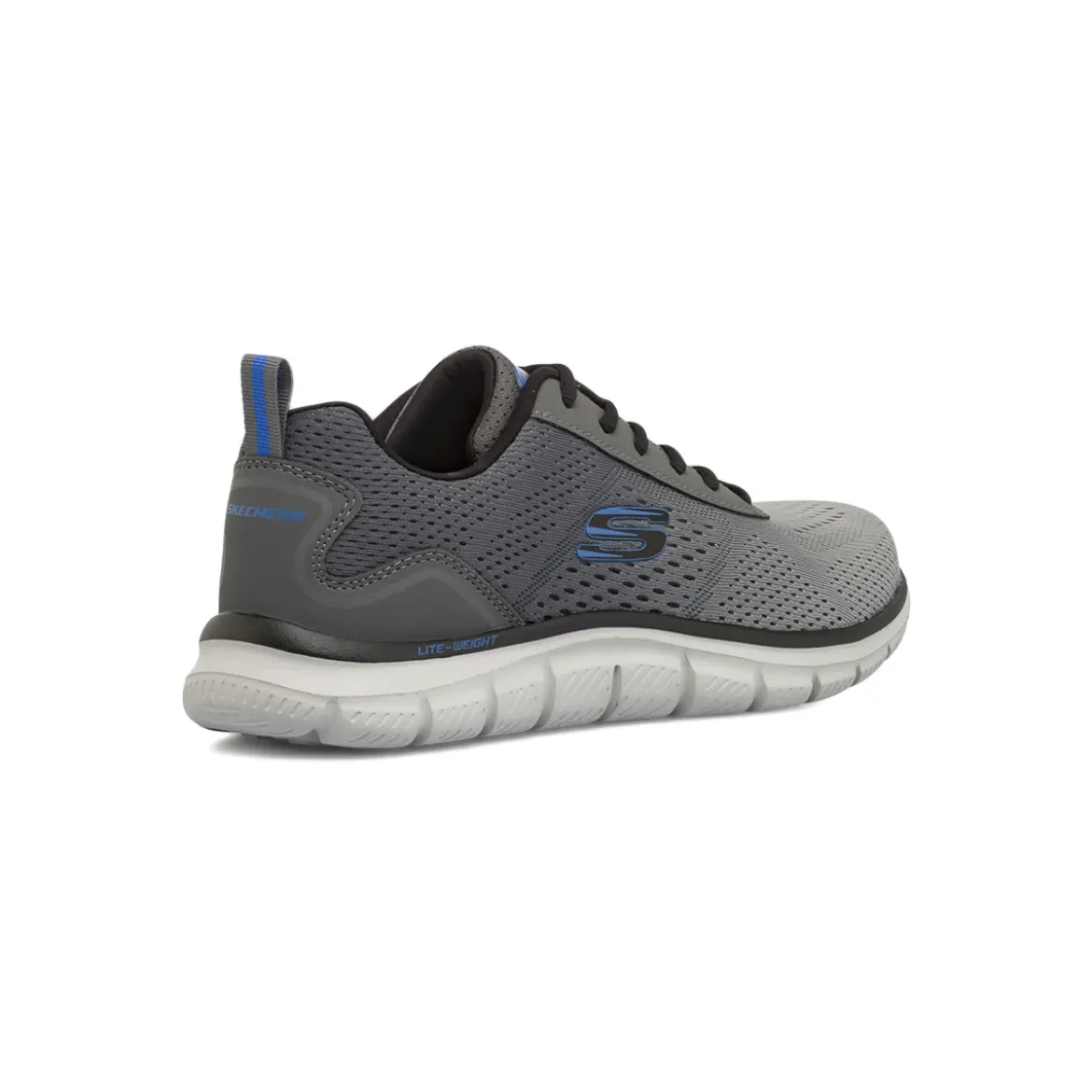 Scarpe da ginnastica Uomo Grigie in mesh con Memory Foam Skechers