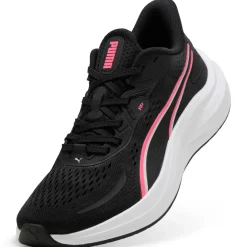 Scarpe da running da donna nere e rosa Puma Skyrocket Lite 2