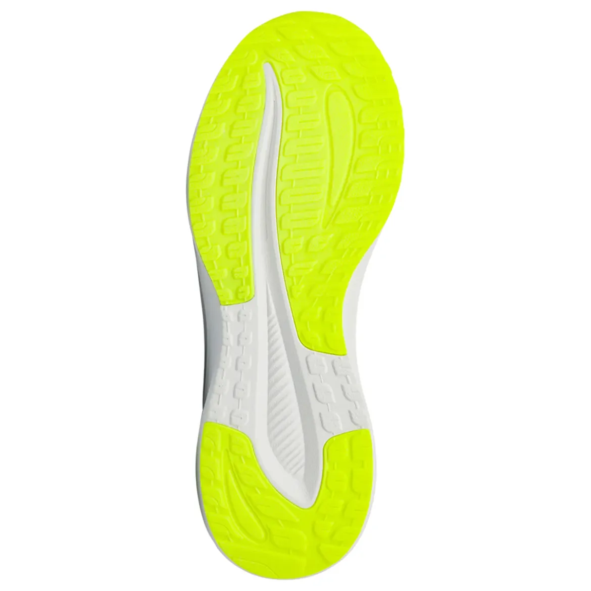 Scarpe da running da uomo bianche con dettagli giallo fluo GymRun