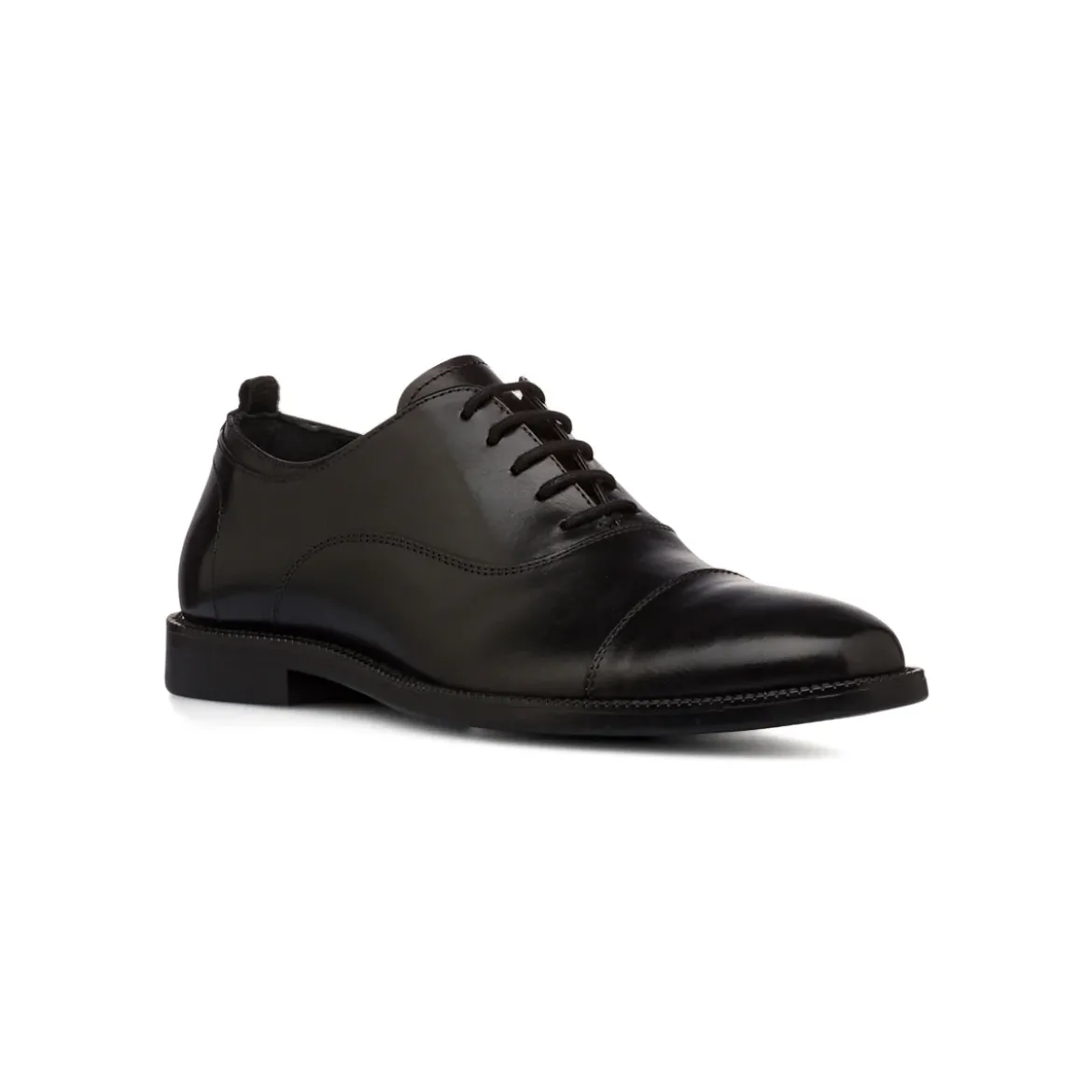 Scarpe Eleganti Uomo nere in Pelle con allacciatura oxford La Cuoieria