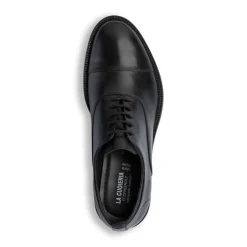 Scarpe Eleganti Uomo nere in Pelle con allacciatura oxford La Cuoieria