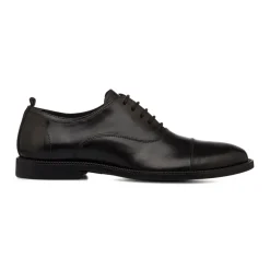 Scarpe Eleganti Uomo nere in Pelle con allacciatura oxford La Cuoieria