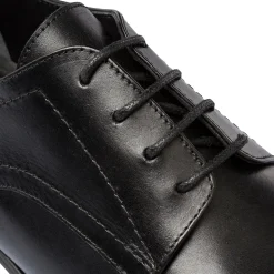 Scarpe Eleganti Uomo nere in pelle con allacciatura Derby La Cuoieria
