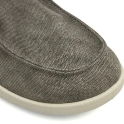 Scarpe grigie da Uomo in tela con lacci elastici Riflessi Urbani