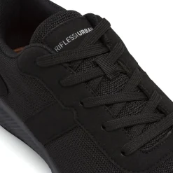 Scarpe nere da Uomo con dettagli effetto scamosciato Riflessi Urbani