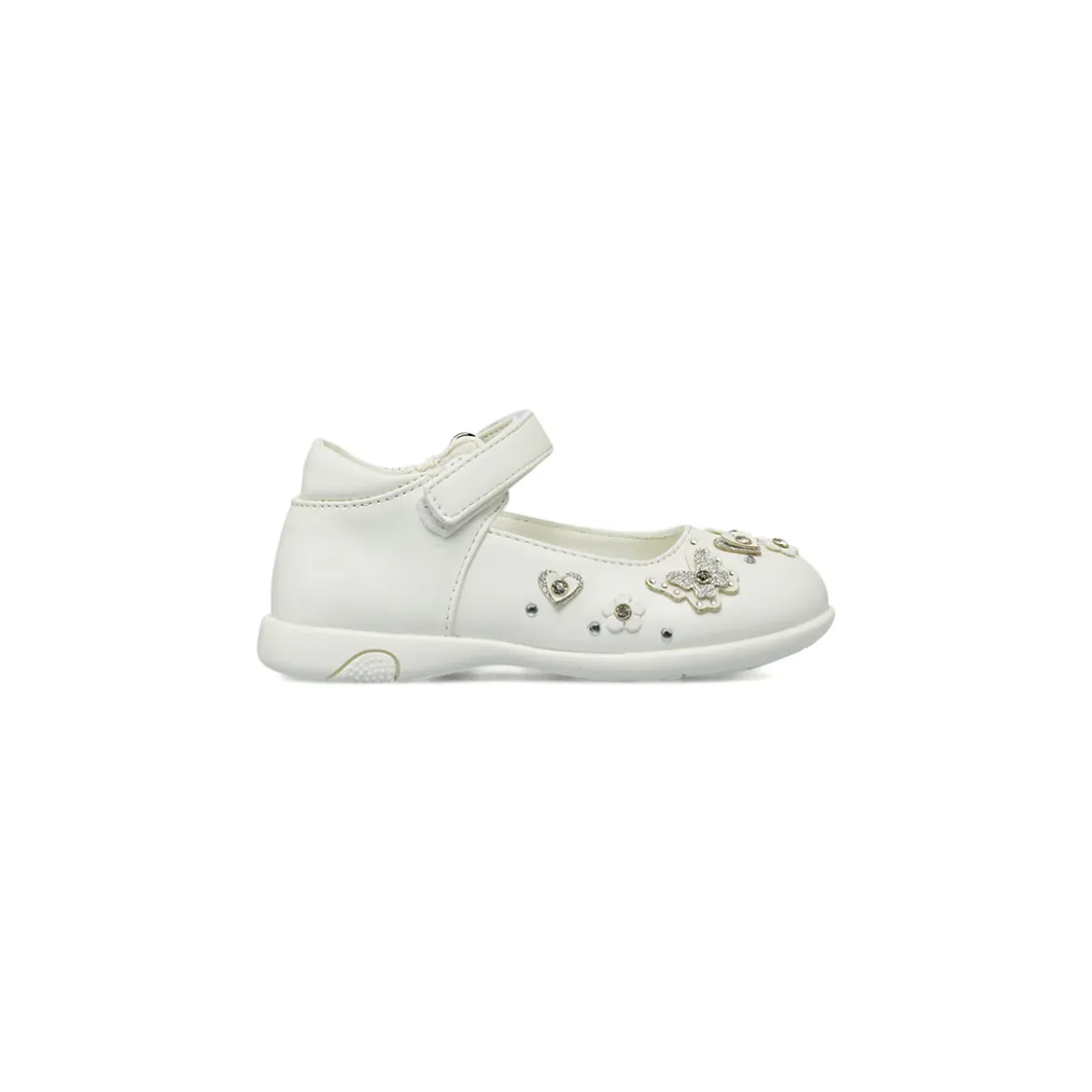 Scarpe primi passi bianche Bambina con glitter Le scarpe di Alice