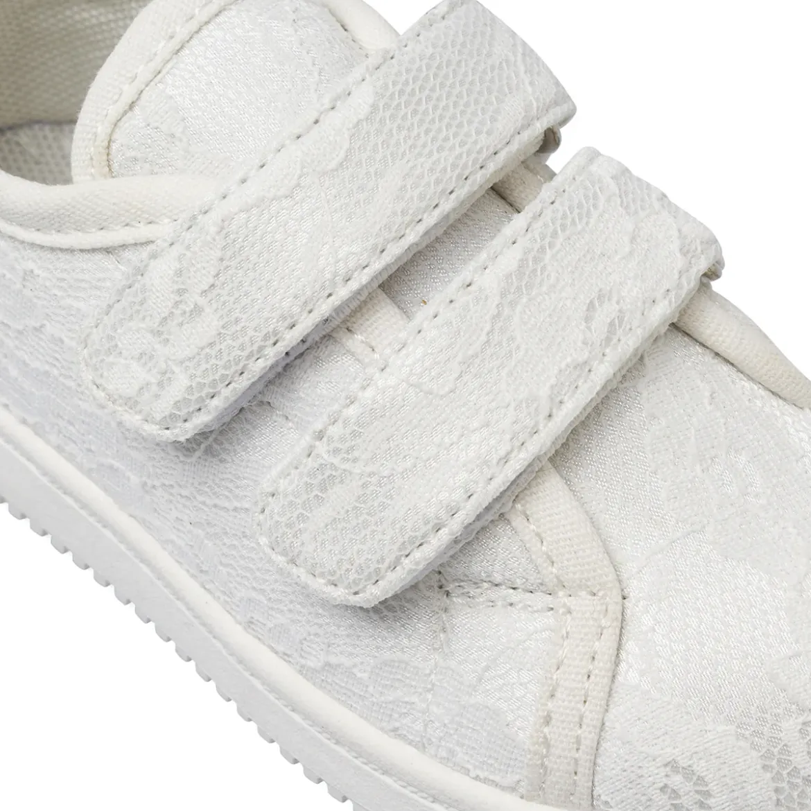 Scarpe Primi Passi da bambina Le scarpe di Alice bianche in pizzo