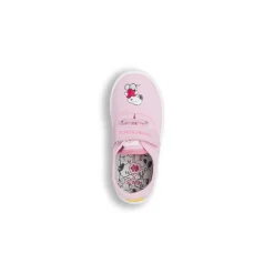 Scarpe primi passi rosa Bambina in tela con strappo Snoopy Lumberjack