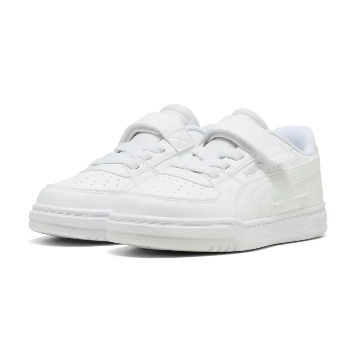 Scarpe sport Bambina Bianche con chiusura strappo Puma Caven III