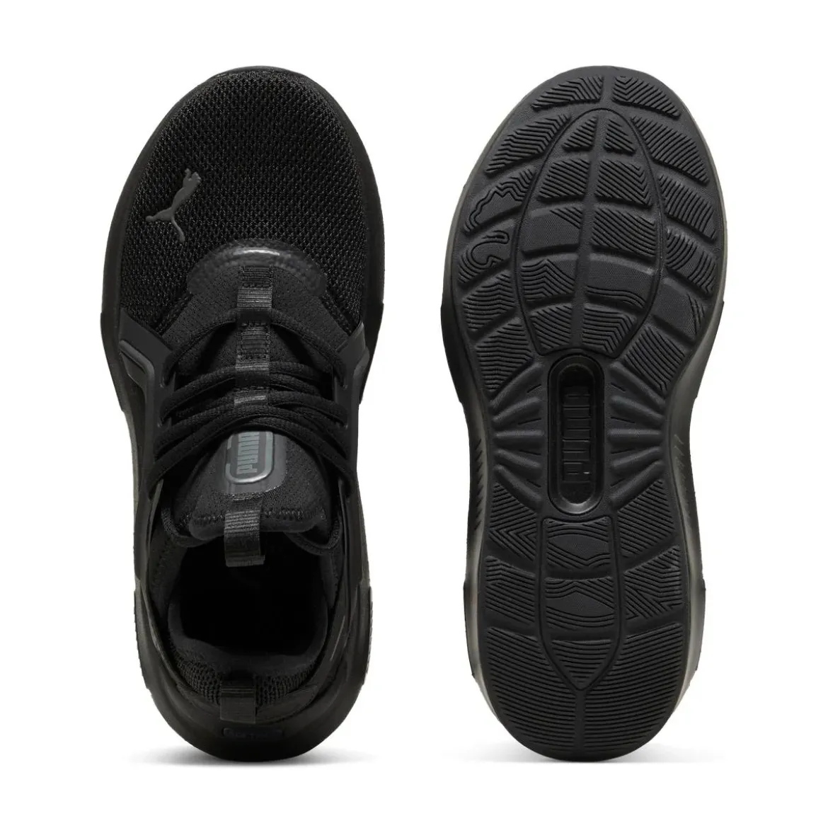 Scarpe sportive da Ragazzo nere in tessuto mesh Softride Enzo 5 Puma
