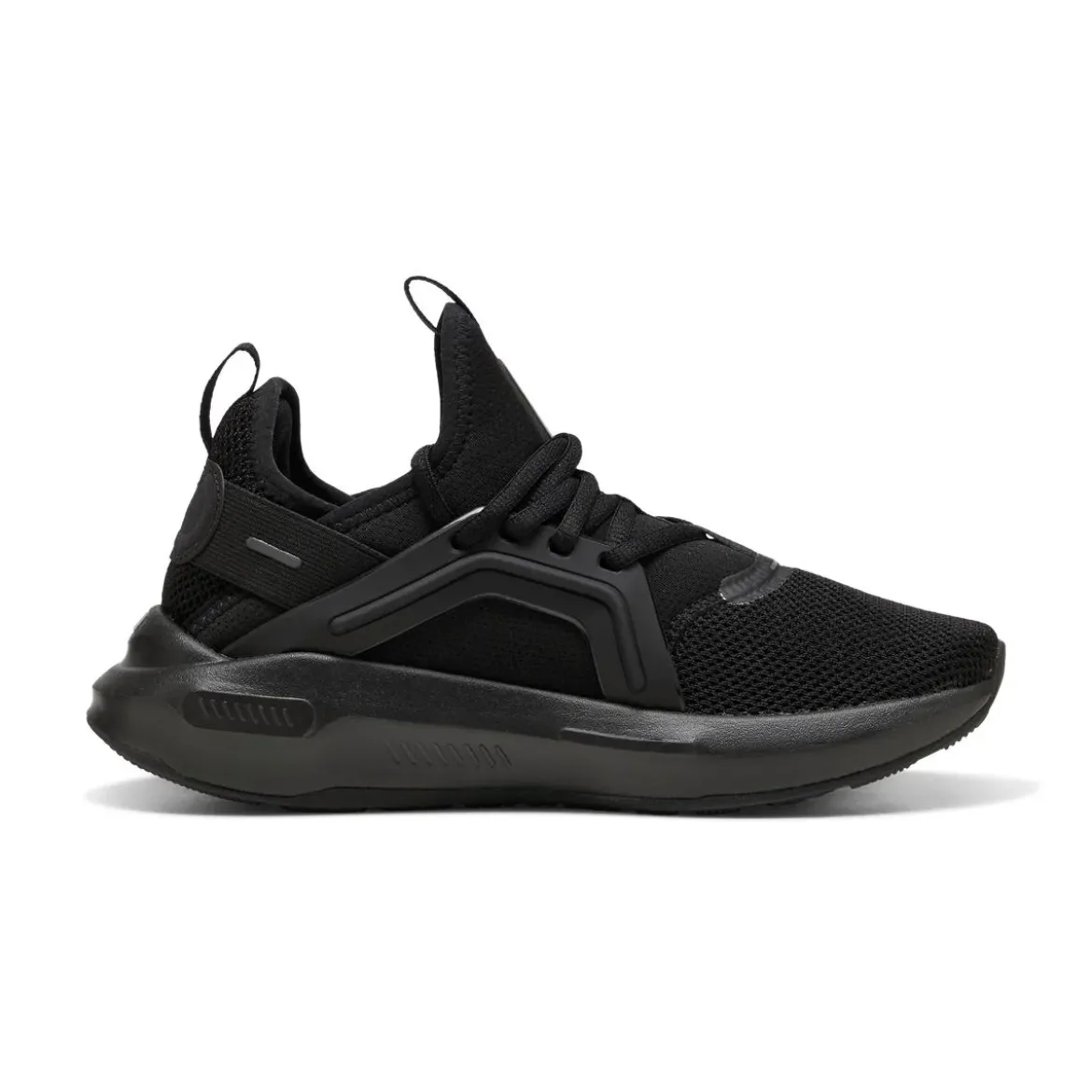 Scarpe sportive da Ragazzo nere in tessuto mesh Softride Enzo 5 Puma