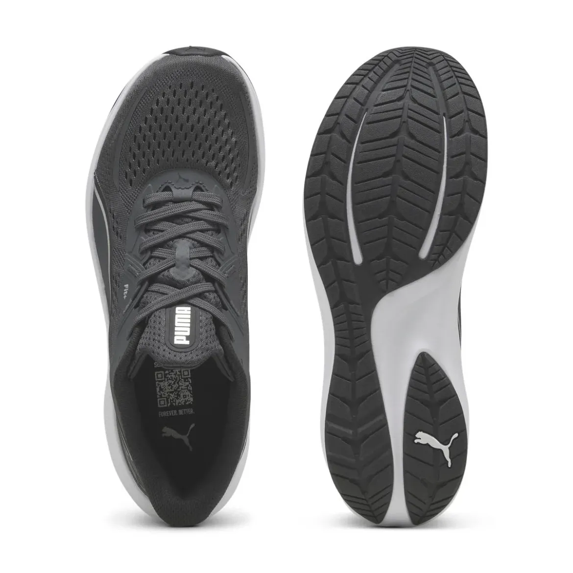 Scarpe sportive da Uomo grigie in mesh Puma Skyrocket Lite 2