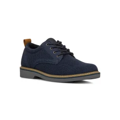 Scarpe stringate da uomo in tessuto blu mesh con allacciatura derby Riflessi Urbani